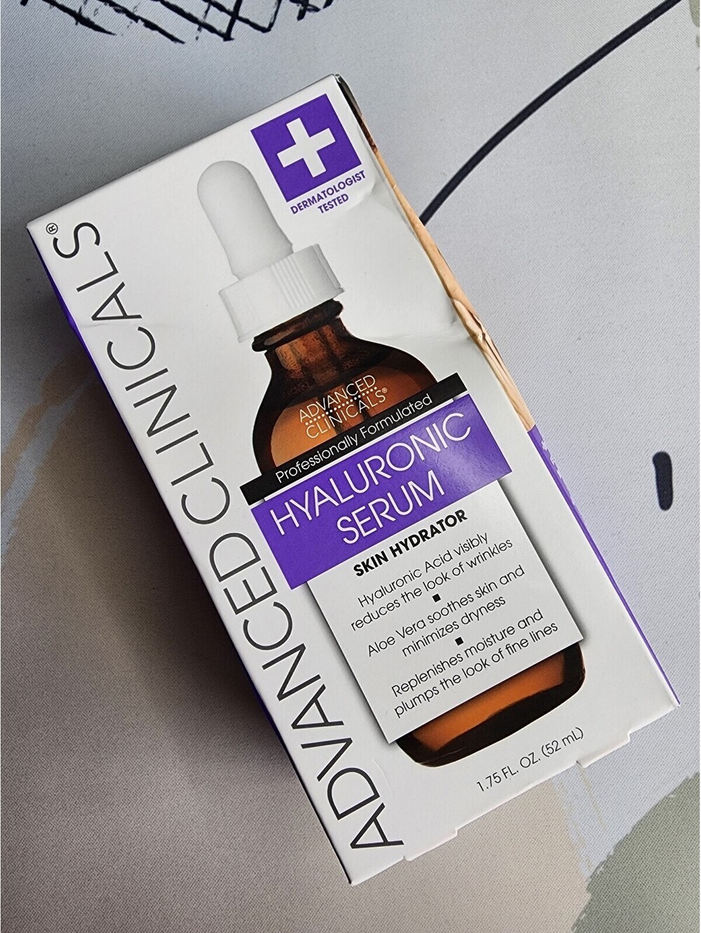 Advanced Clinicals Hyaluronic Serum Skin Hydrator 1.75 Oz